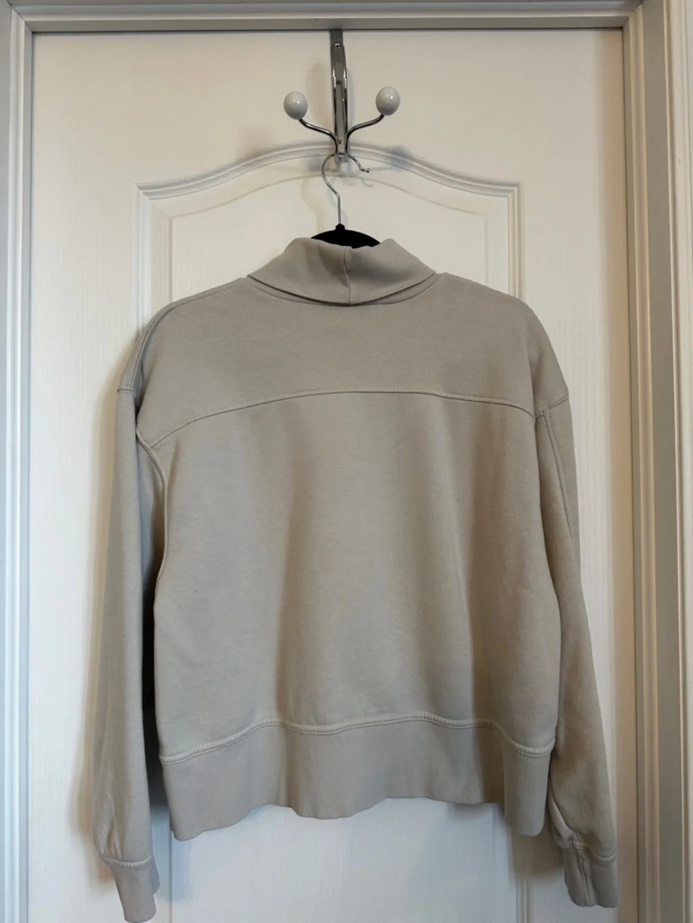 Zara Light Gray Turtleneck Sweatshirt - Picture 2 of 6